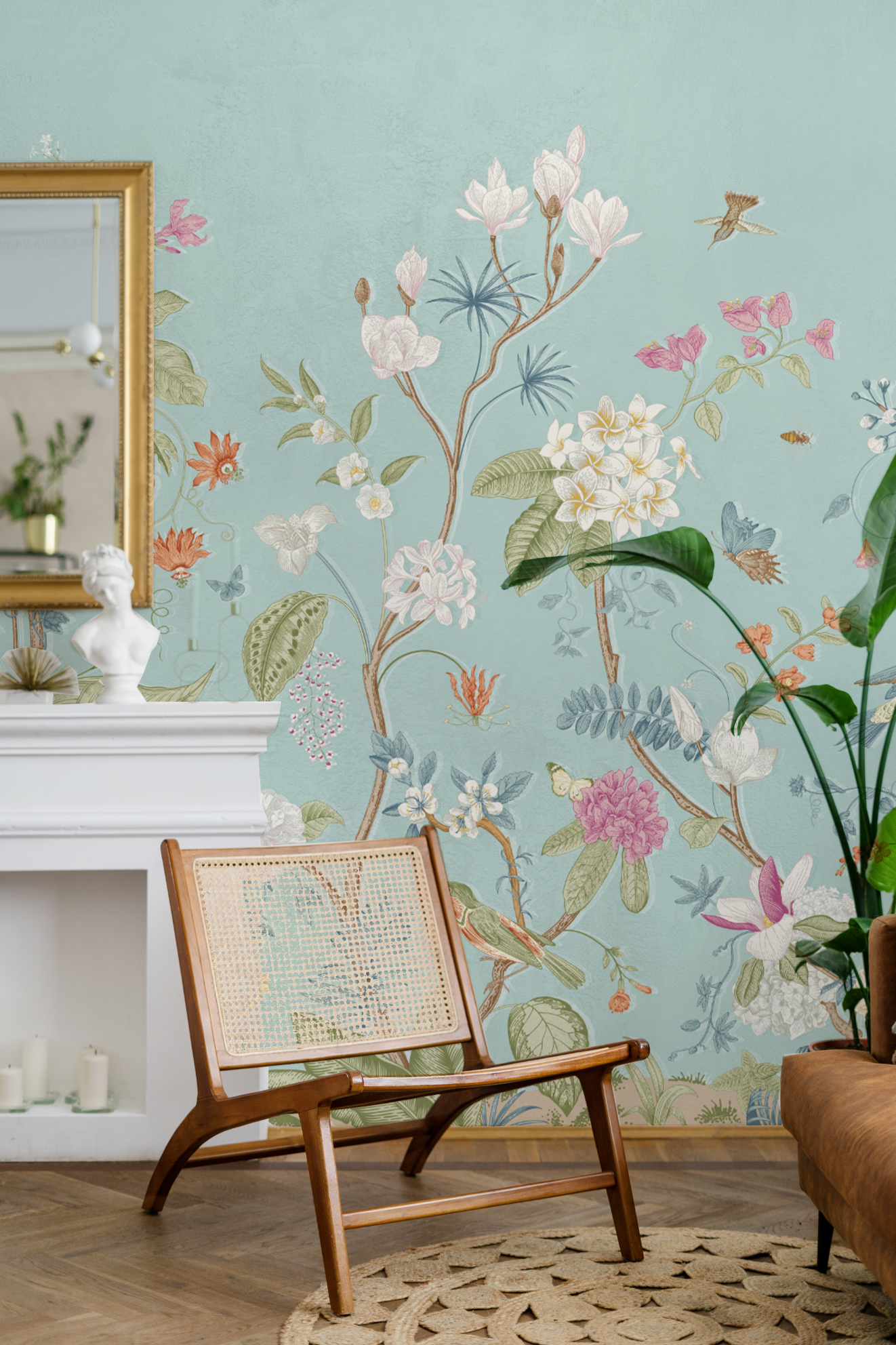 Chinoiserie Wallpaper: How to Use It in a Modern Home