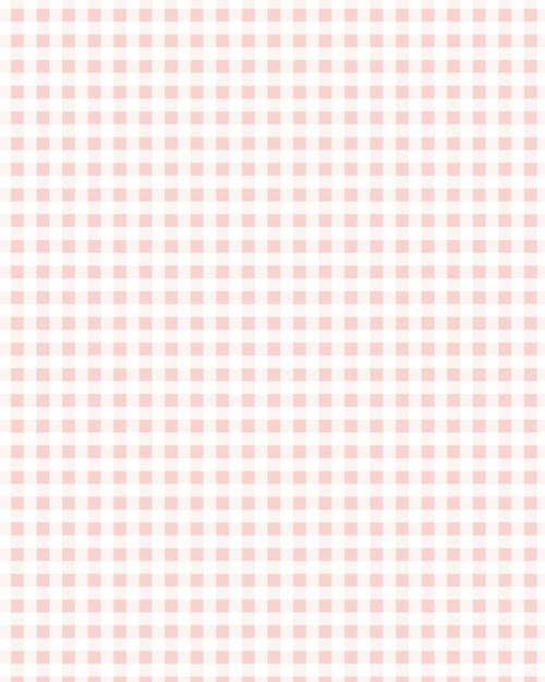 Petite Checkers in Doll Pink Wallpaper