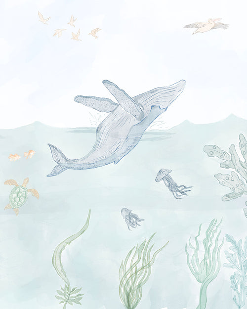 Ocean Friends Wallpaper Mural