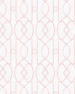 Trellis Luxe in Soft Pink Wallpaper