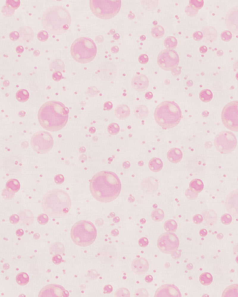 Dream House Bubbles In Pink Wallpaper