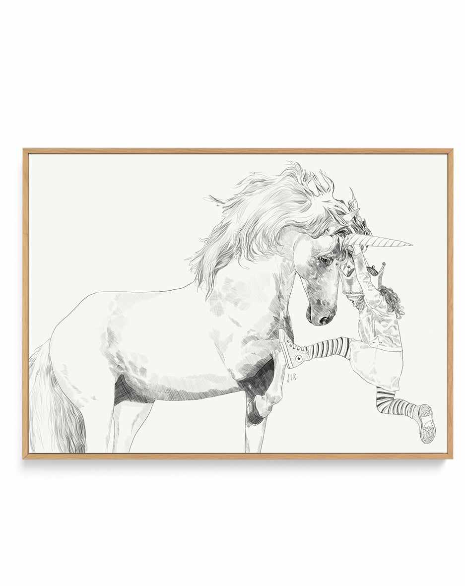 A Bigger World II by Jenny Liz Rome | Framed Canvas Art Print from Olive et Oriel where you can shop wallpaper and artworks online