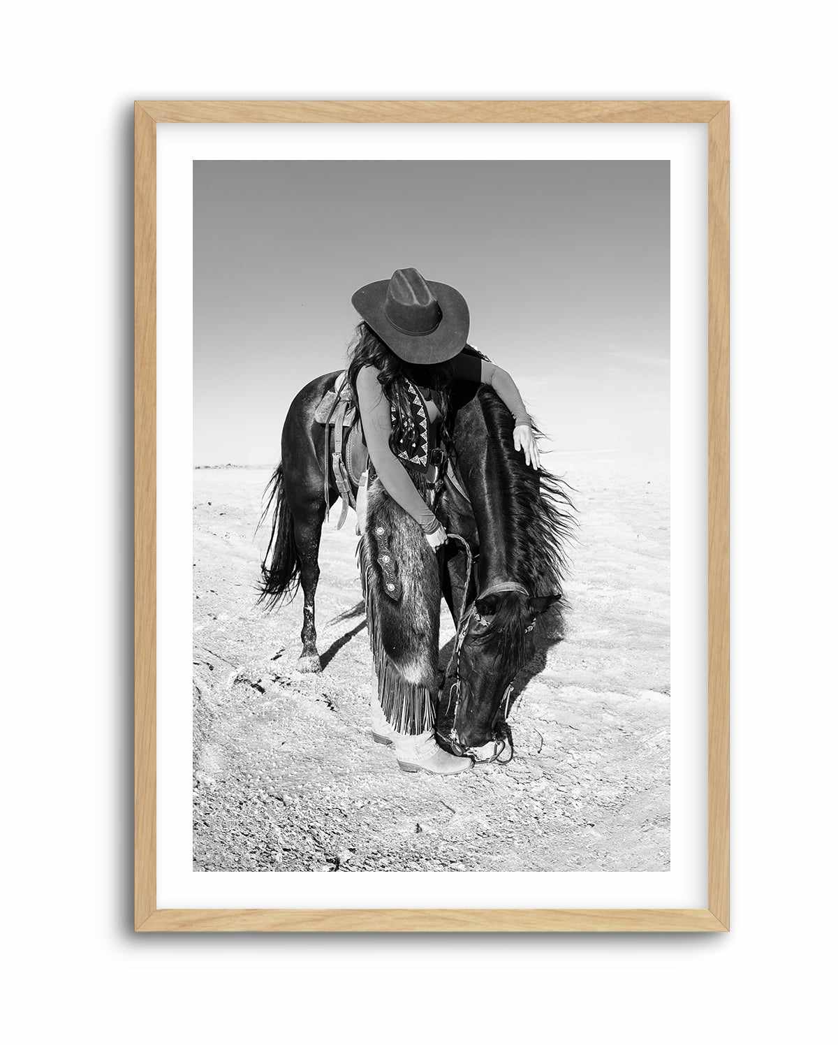 A Cowgirl's Bestfriend by Rylee Olsen | Art Print from Olive et Oriel where you can shop wallpaper and artworks online