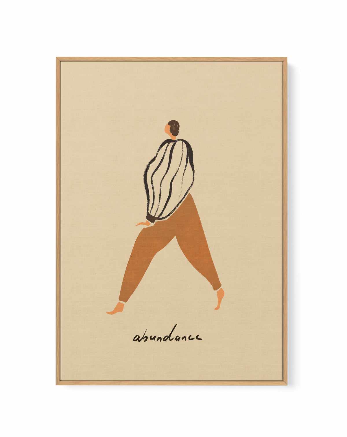 A by Arty Guava | Framed Canvas Art Print from Olive et Oriel where you can shop wallpaper and artworks online