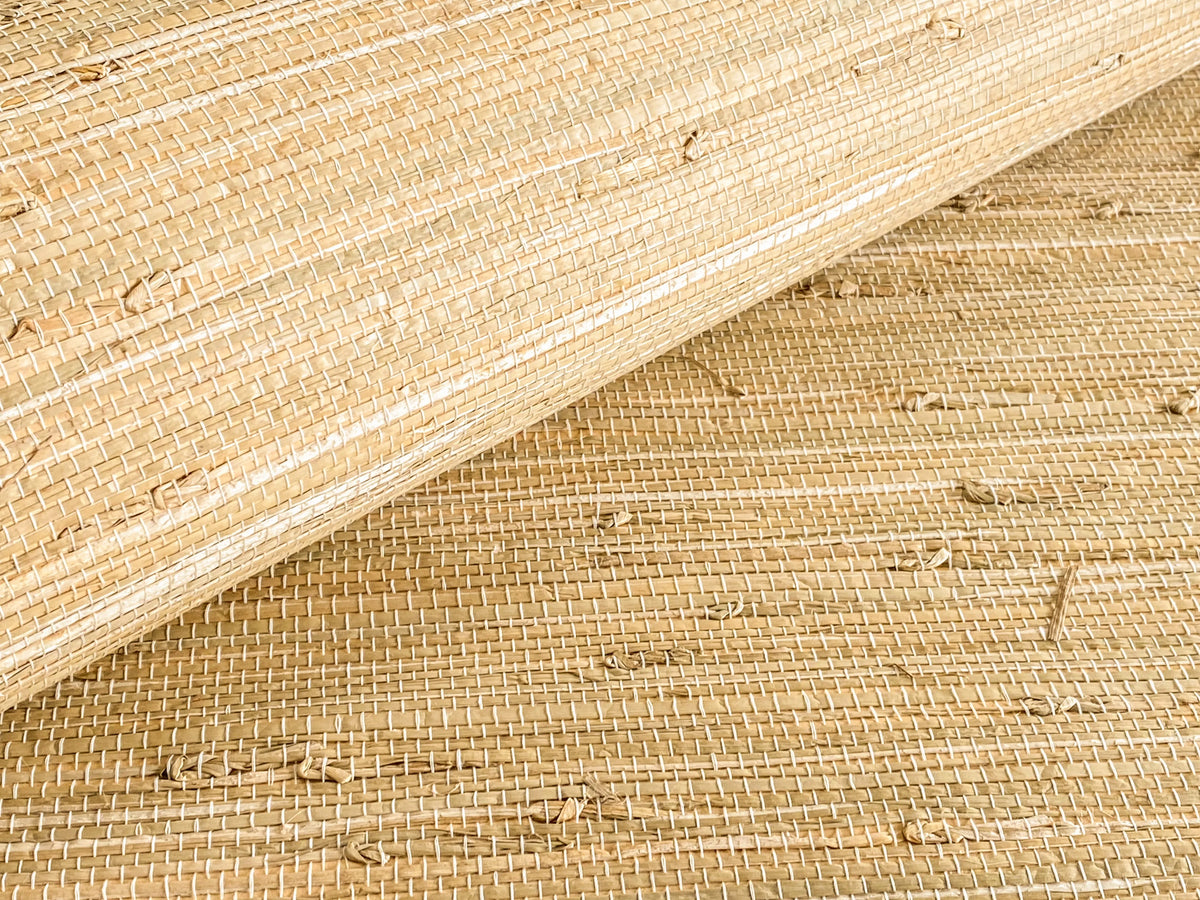 Noosa Grasscloth Woven Wallpaper | Organica Collection from Olive et Oriel where you can shop wallpaper and artworks online