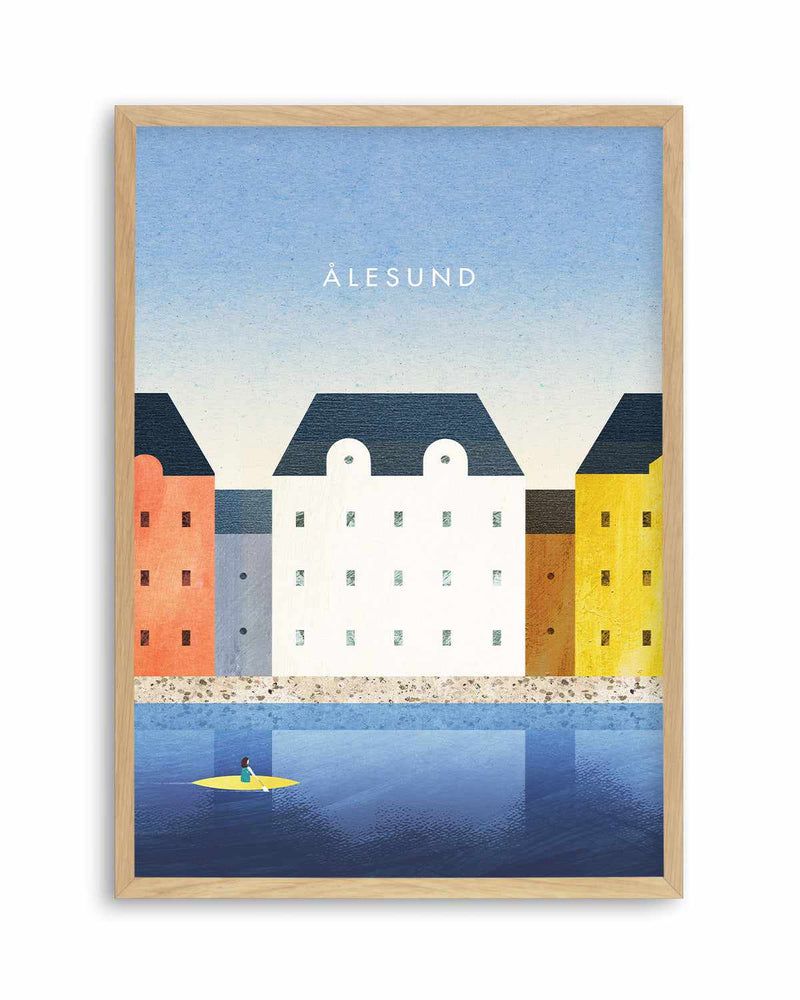 Alesund by Henry Rivers Art Print