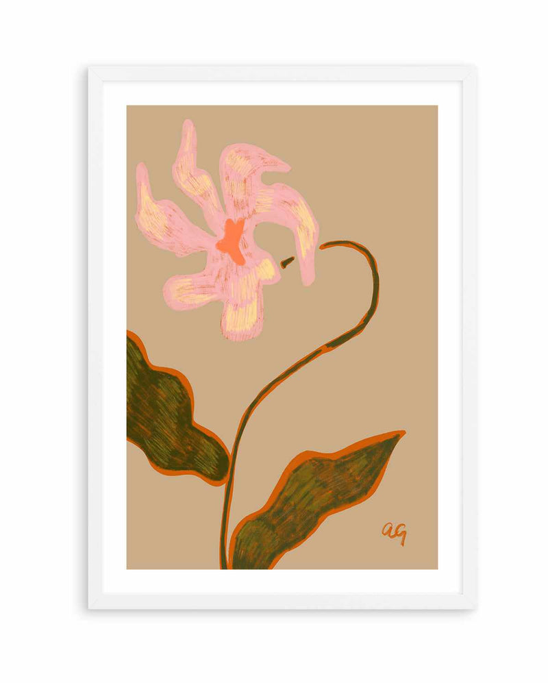 Abstract Flower by Arty Guava | Art Print