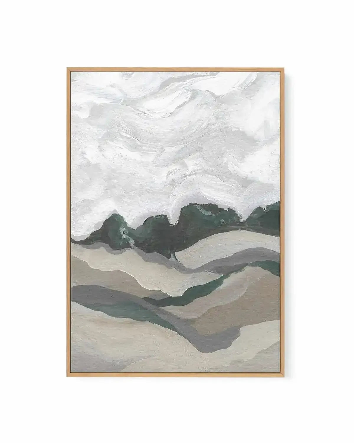Abstract Landscape by Josephine Wianto | Framed Canvas Art Print from Olive et Oriel where you can shop wallpaper and artworks online