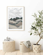 Abstract Landscape by Josephine Wianto Art Print