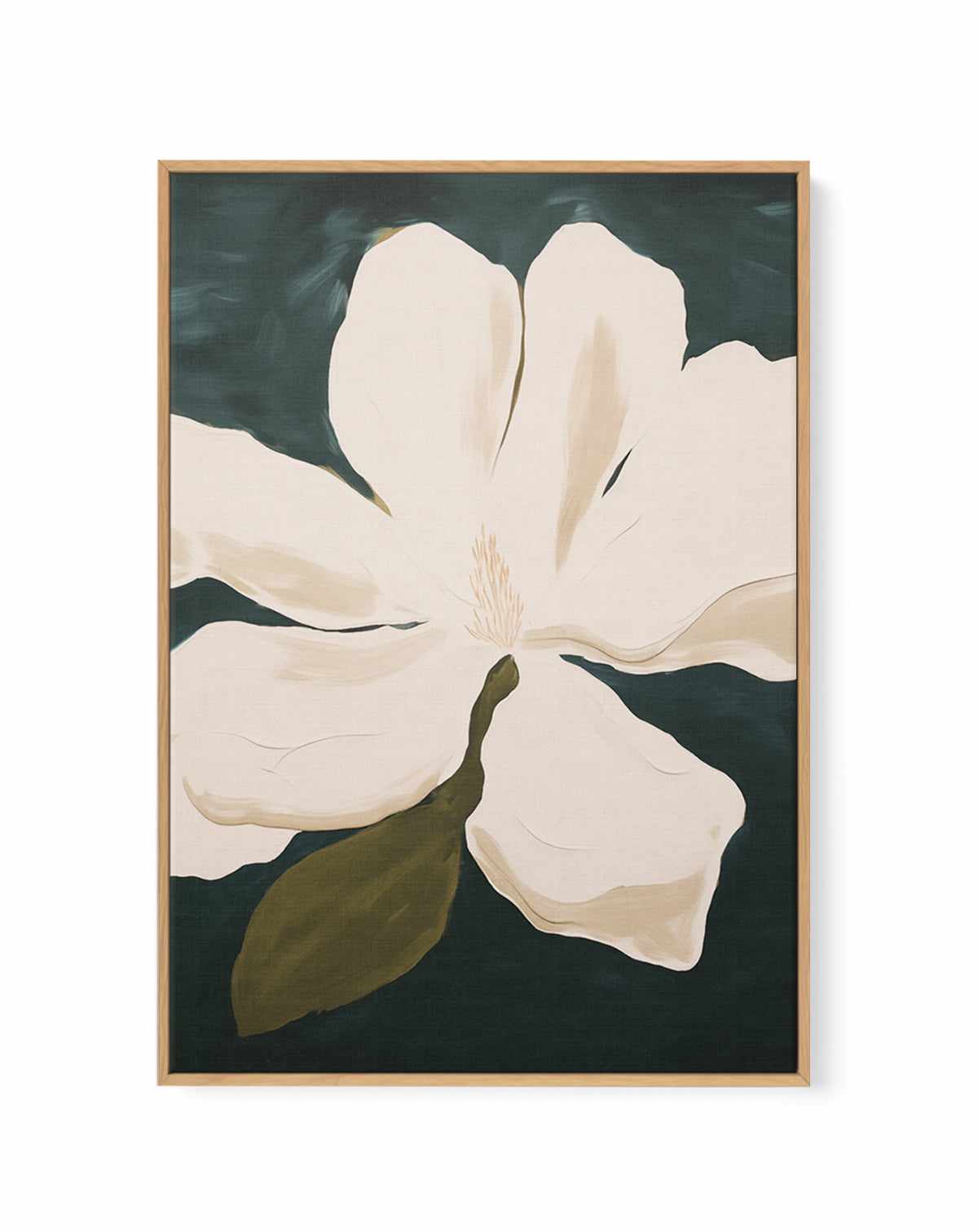 Abstract Magnolia | Framed Canvas Art Print from Olive et Oriel where you can shop wallpaper and artworks online