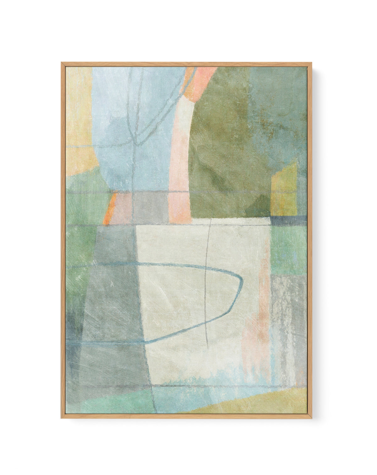 Abstract No. 14 by Suzanne Nicoll | Framed Canvas Wall Art