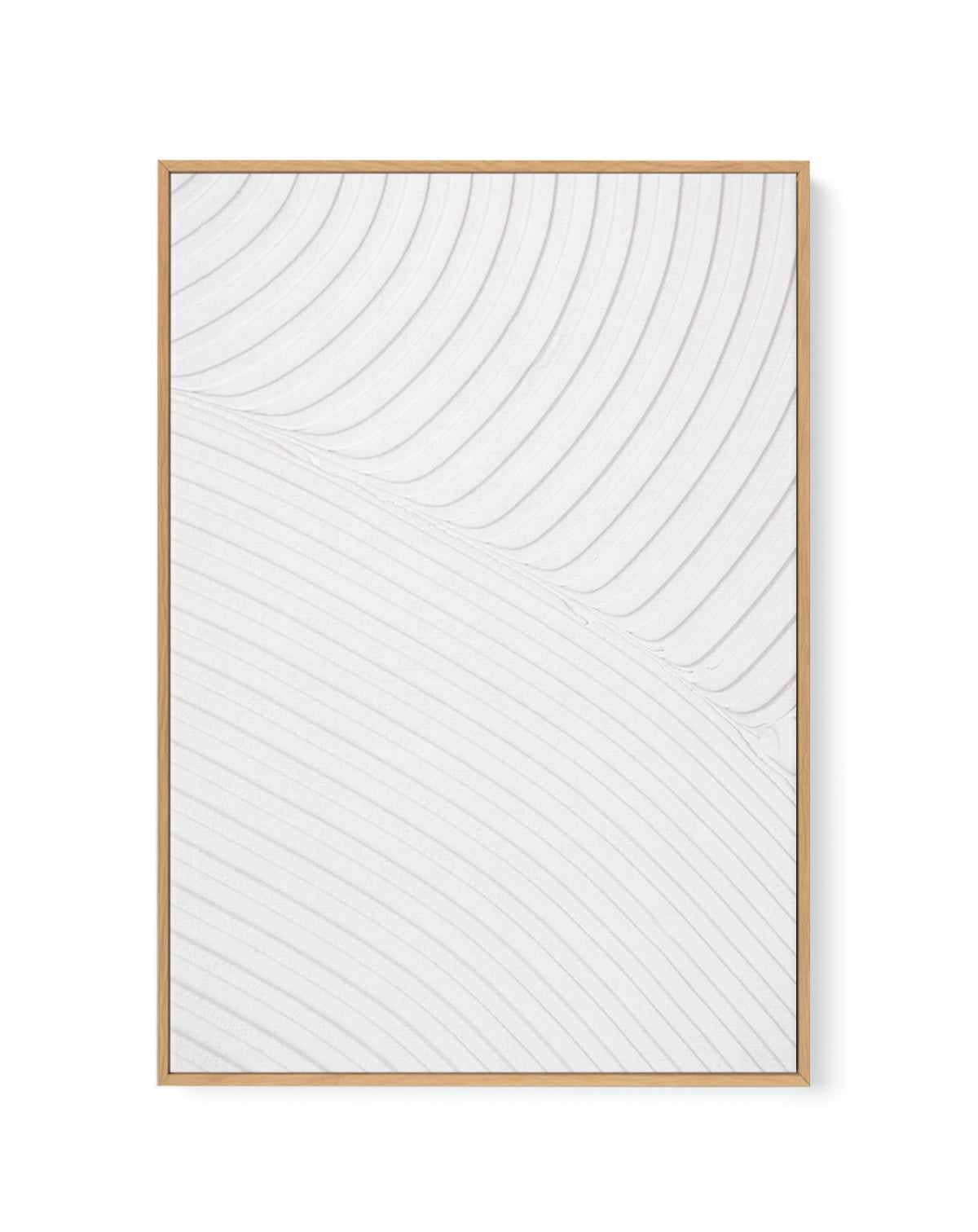 Abstract Wave Pattern | Framed Canvas Wall Art