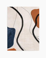 Abstract on Linen II Art Print