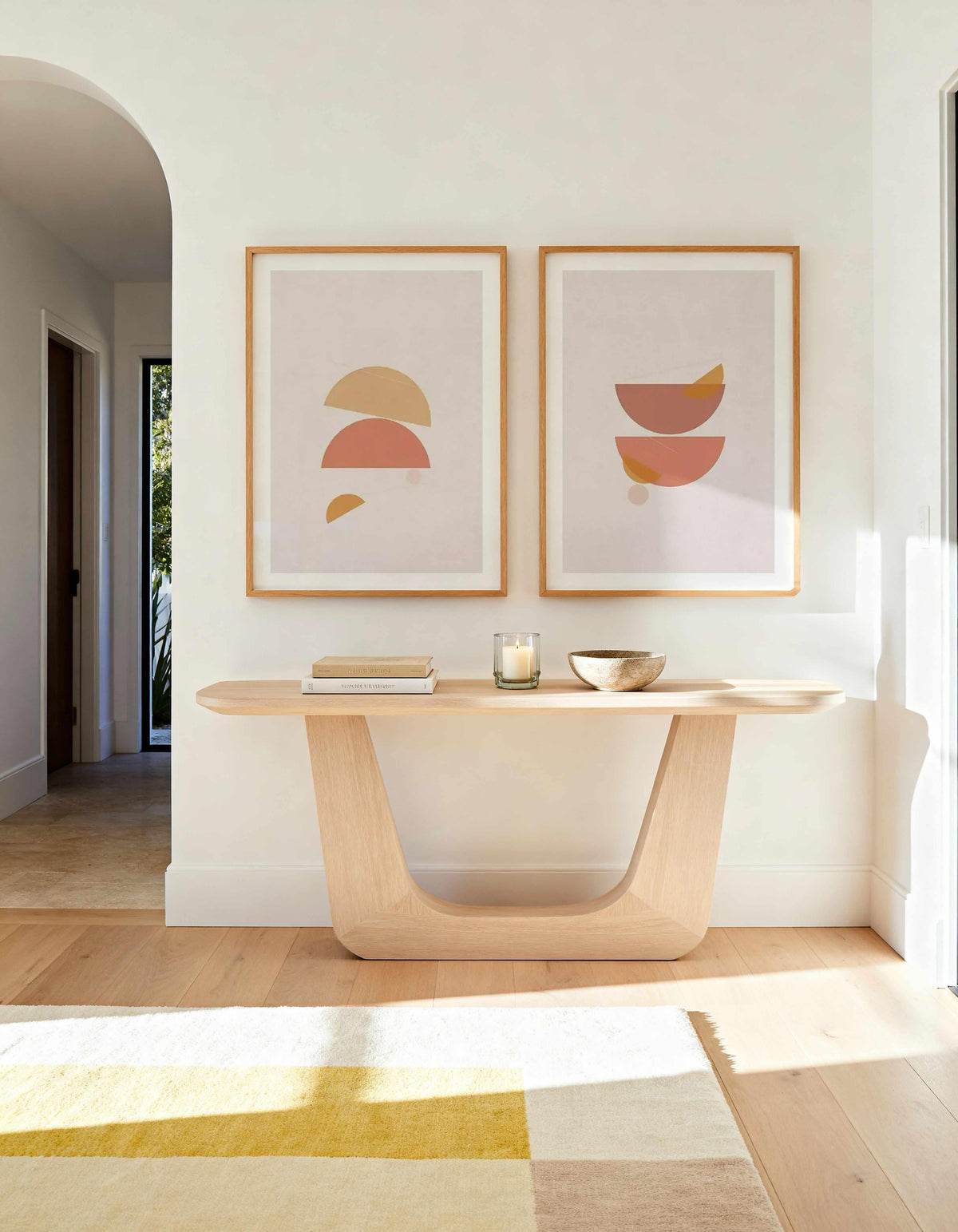 Abstract Sienna I & II Art Print Set of 2 | Matching Wall Art from Olive et Oriel where you can shop wallpaper and artworks online