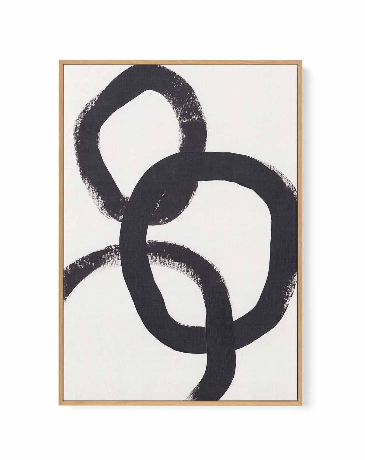 Acrylic Circles | Framed Canvas Art Print from Olive et Oriel where you can shop wallpaper and artworks online