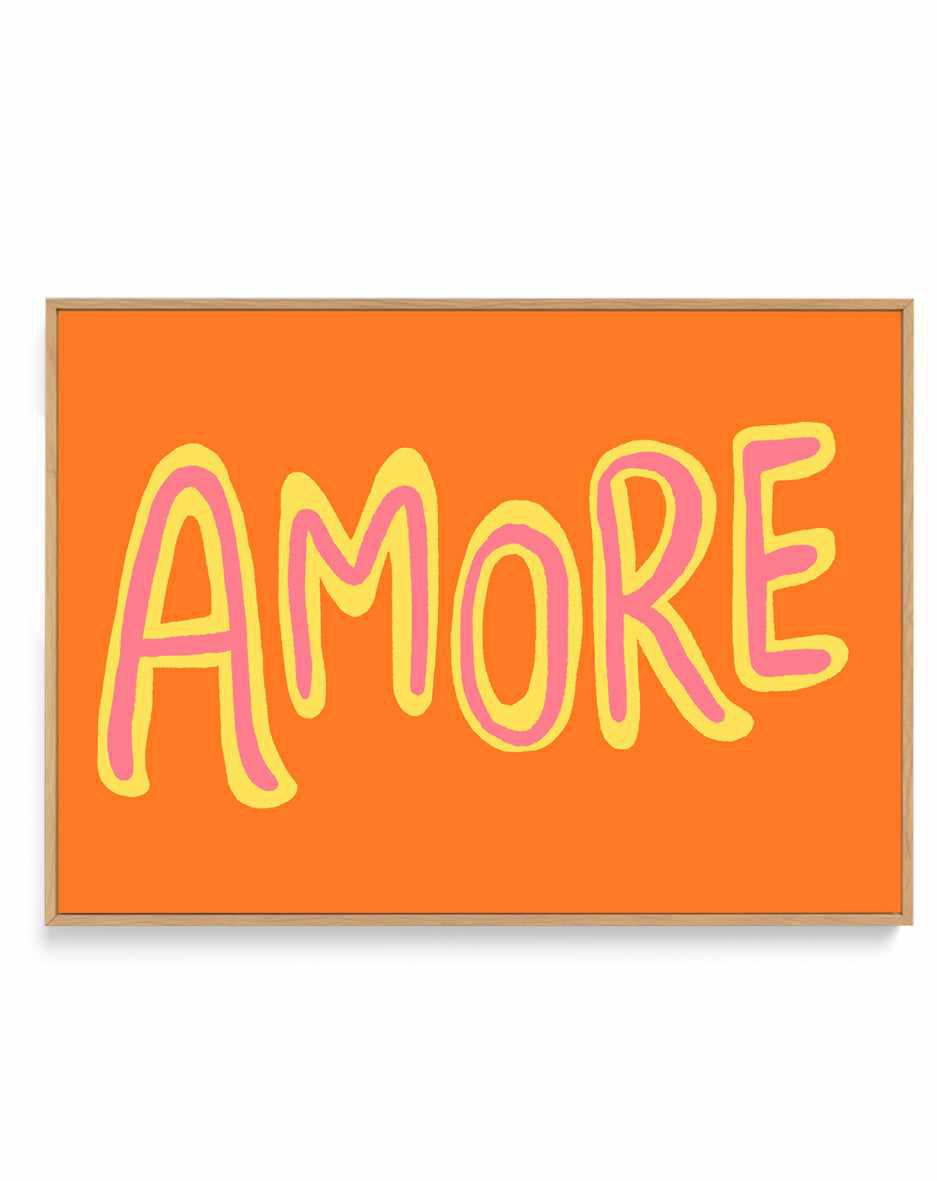 Amore | Framed Canvas Art Print from Olive et Oriel where you can shop wallpaper and artworks online