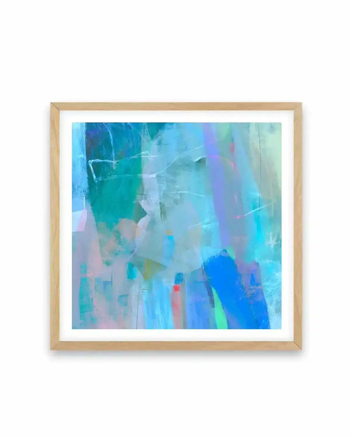 Aqua Strokes by Antonia Tzenova Art Print from Olive et Oriel where you can shop wallpaper and artworks online