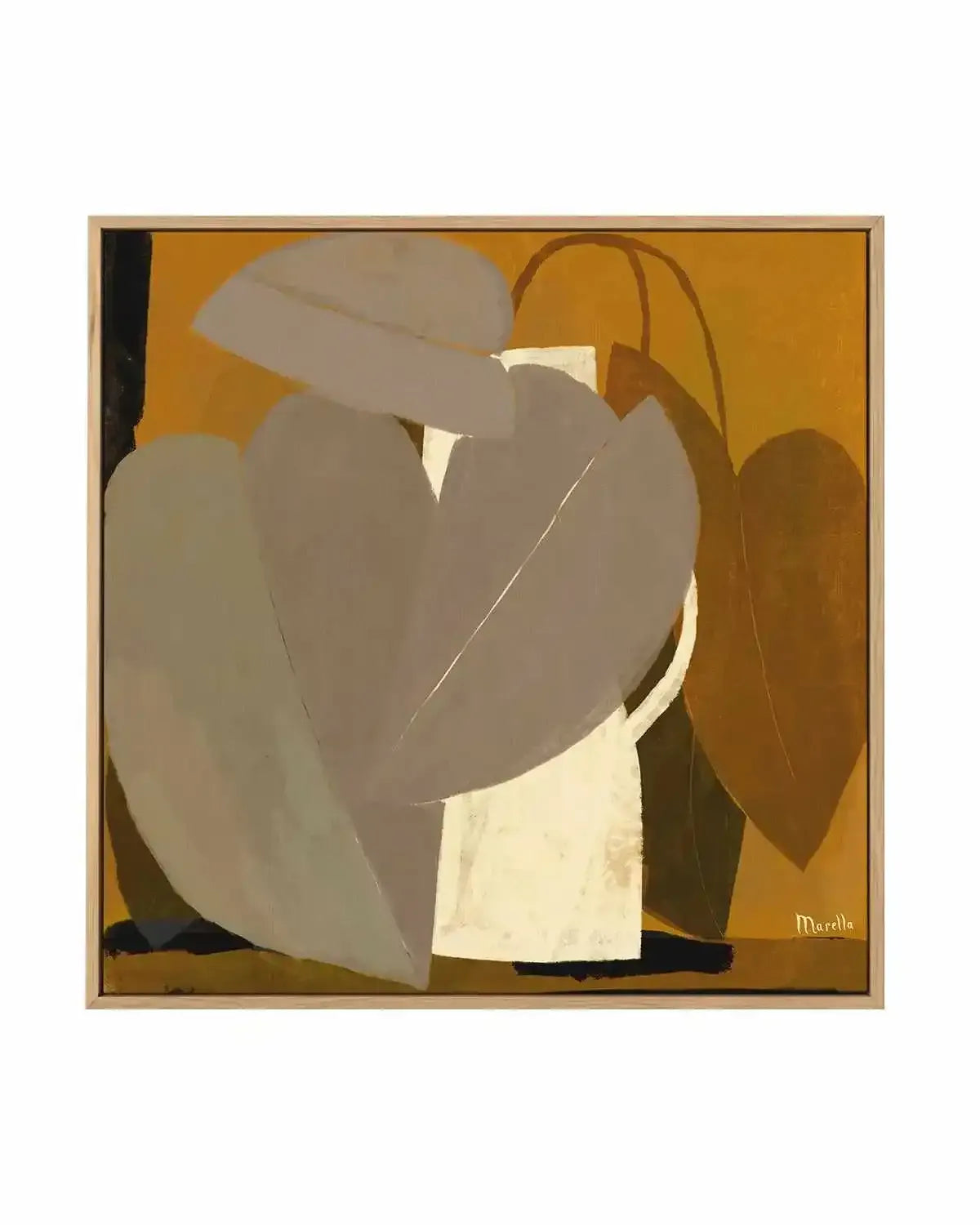 Autumn Leaves by Marco Marella | Framed Canvas Art Print from Olive et Oriel where you can shop wallpaper and artworks online