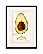 Avocado Vintage Poster Art Print