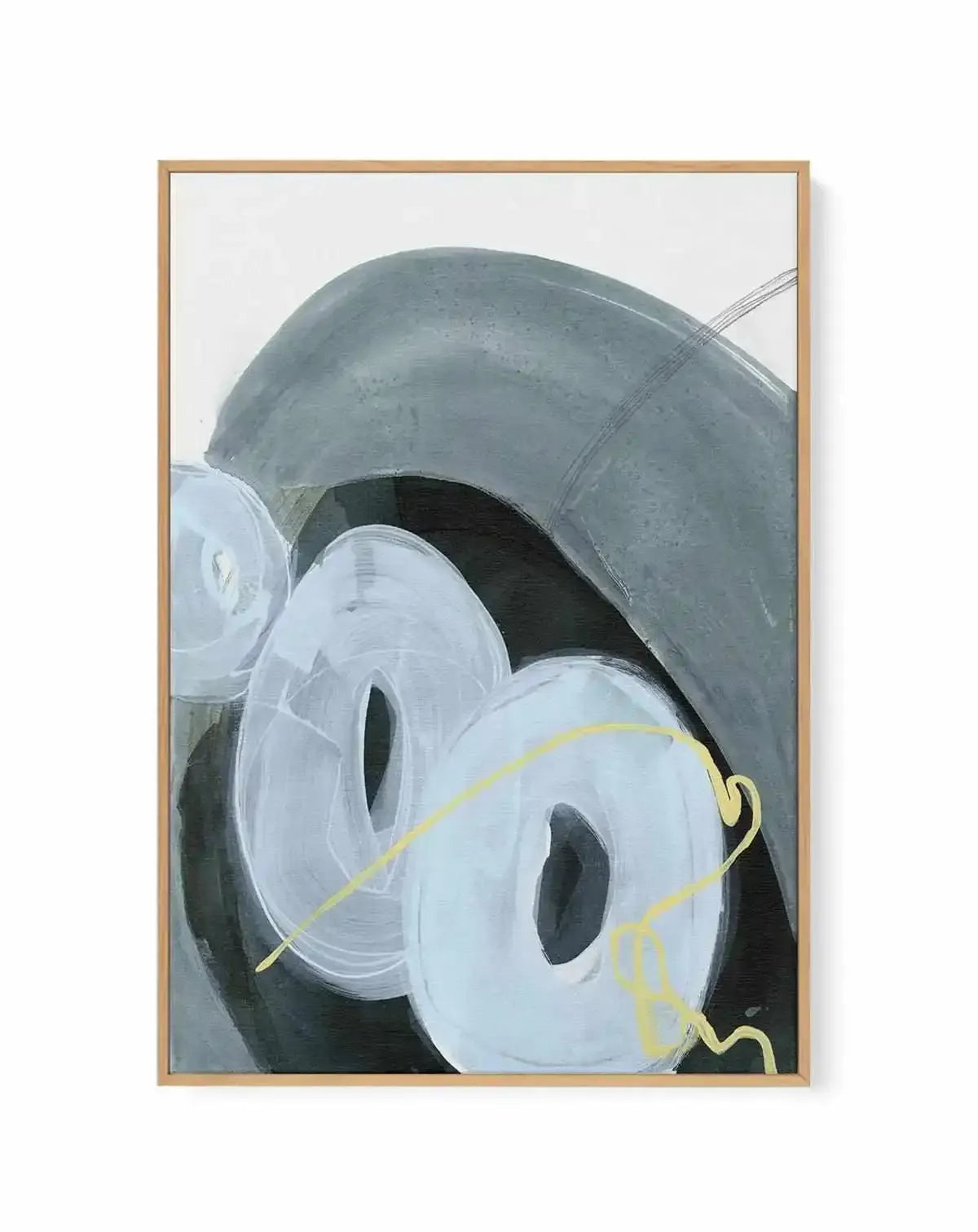 Azure Luxe I by Kirsta Benedetti | Framed Canvas Art Print from Olive et Oriel where you can shop wallpaper and artworks online
