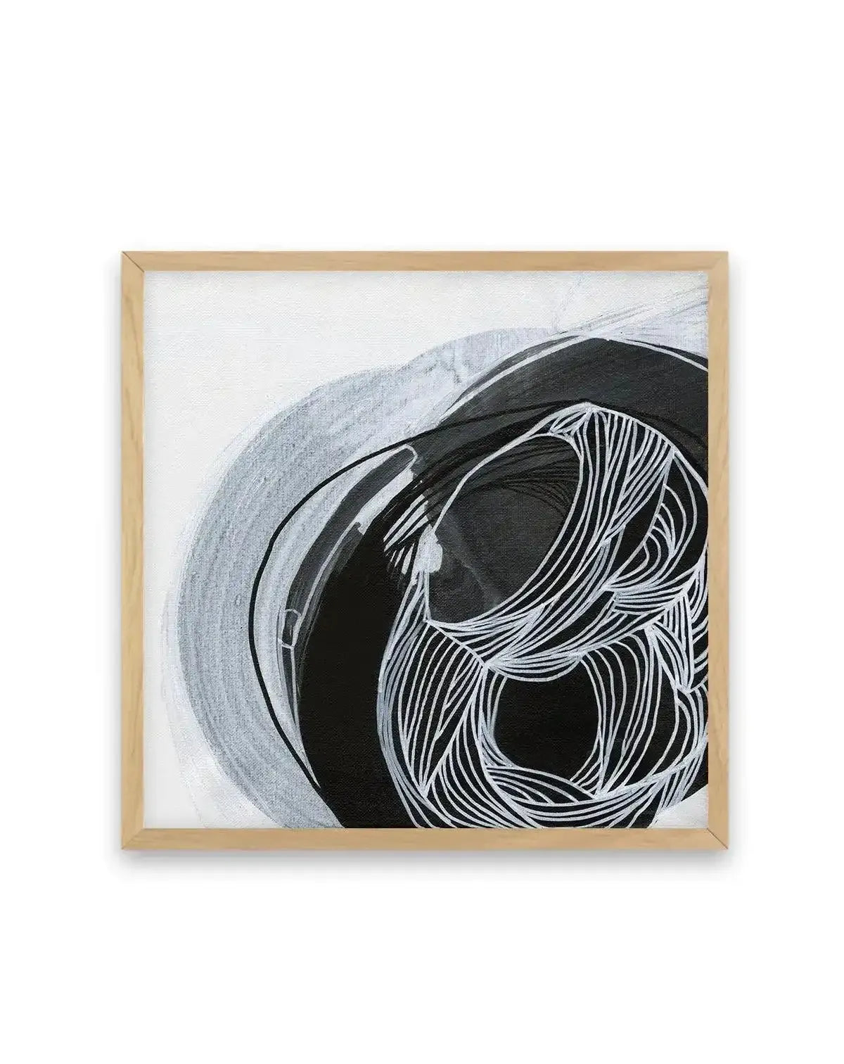Azure Waves SQ by Kirsta Benedetti Art Print-PRINT-Olive et Oriel-Kirsta Benedetti-70x70 cm | 27.5" x 27.5"-Oak-With White Border-Buy-Australian-Art-Prints-Online-with-Olive-et-Oriel-Your-Artwork-Specialists-Austrailia-Decorate-With-Coastal-Photo-Wall-Art-Prints-From-Our-Beach-House-Artwork-Collection-Fine-Poster-and-Framed-Artwork