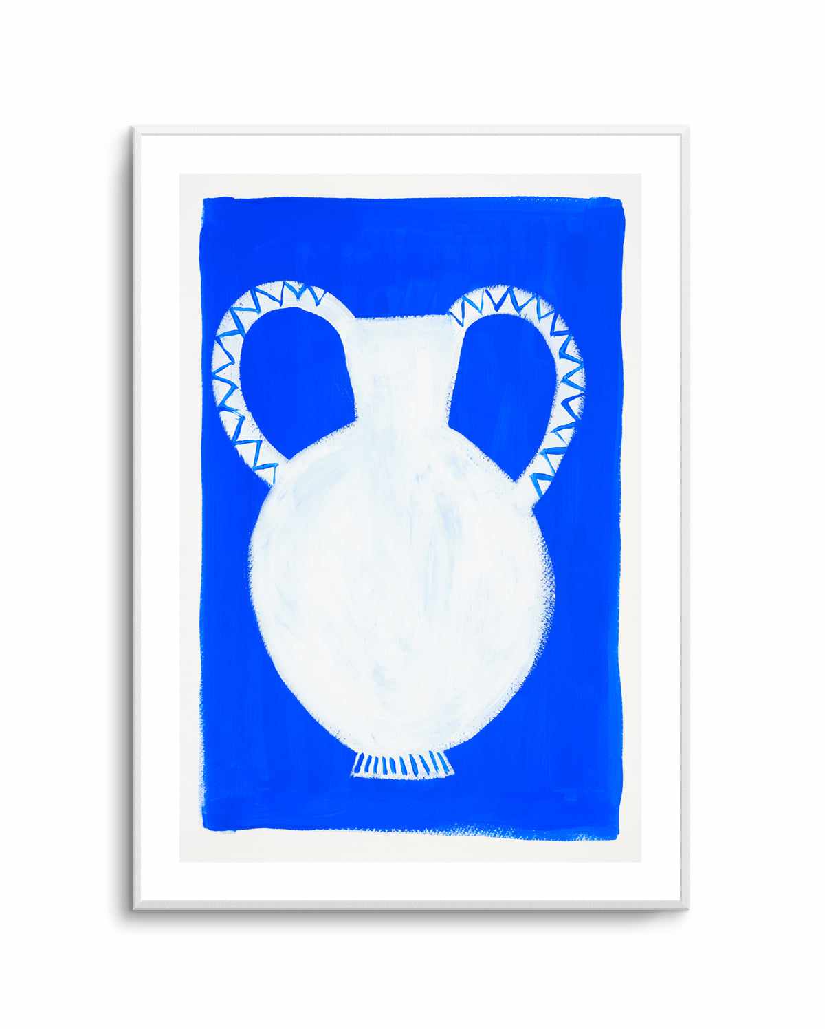Blue Vase by Teena Zerefos | Art Print from Olive et Oriel where you can shop wallpaper and artworks online