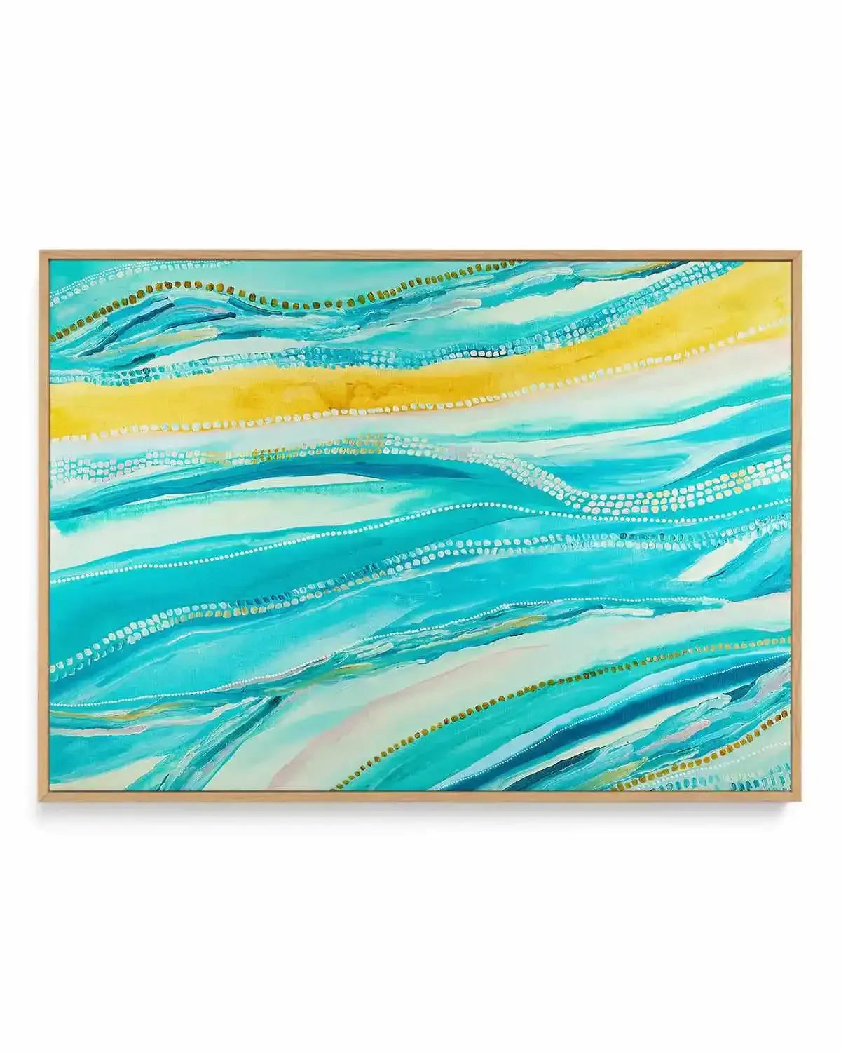 Bagay Flowing LS by Bri Chelman | Framed Canvas Art Print from Olive et Oriel where you can shop wallpaper and artworks online