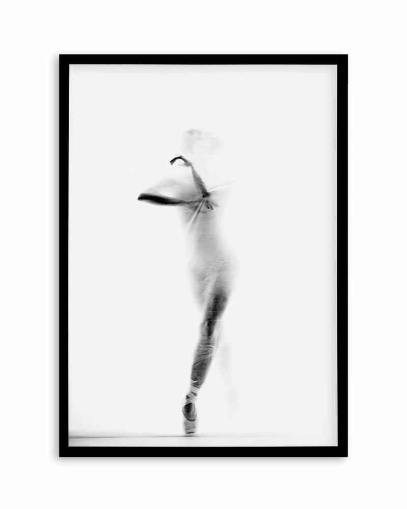 Ballerina Silhouette III Art Print