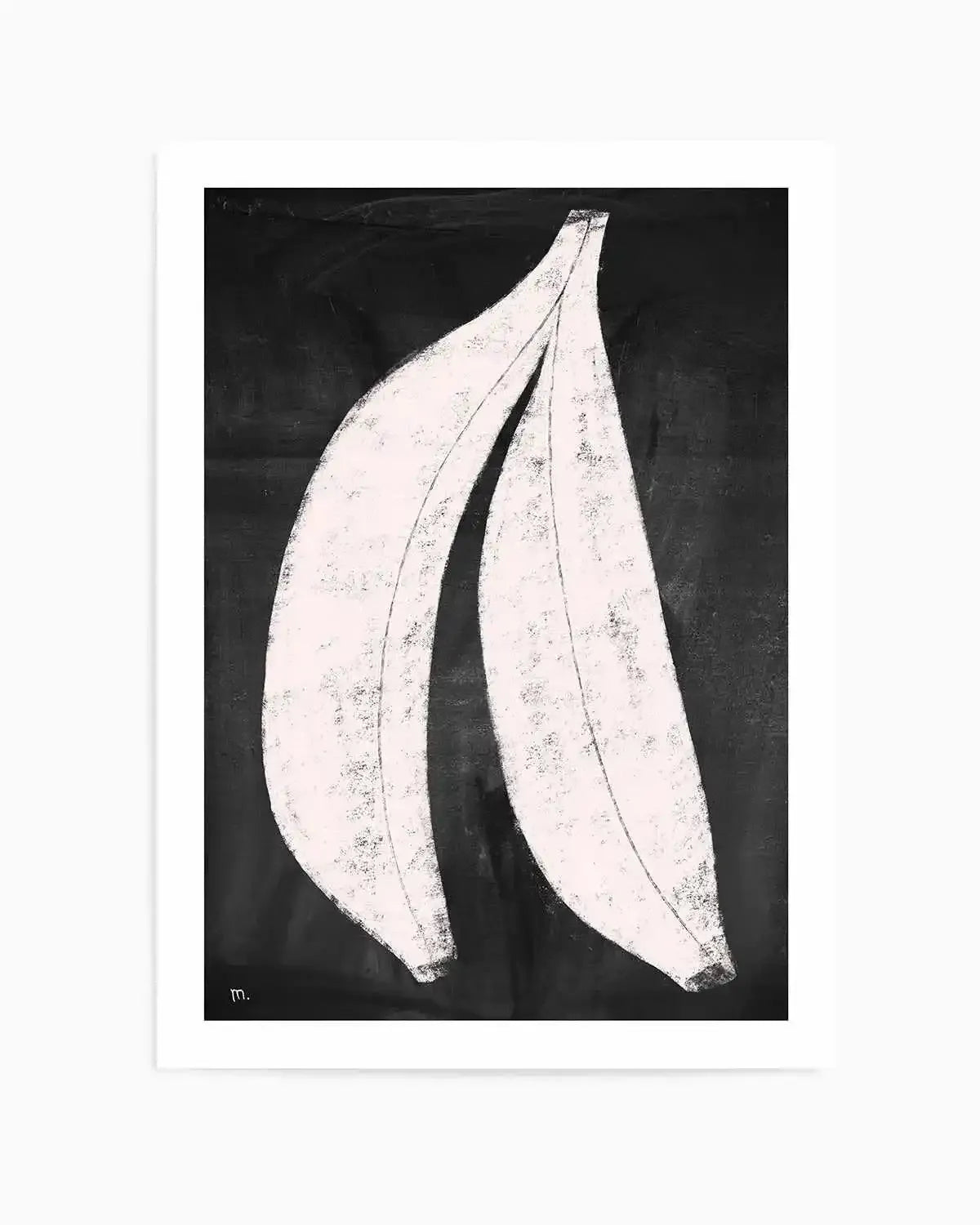 Bananas on Blackboard by Marco Marella | Art Print from Olive et Oriel where you can shop wallpaper and artworks online