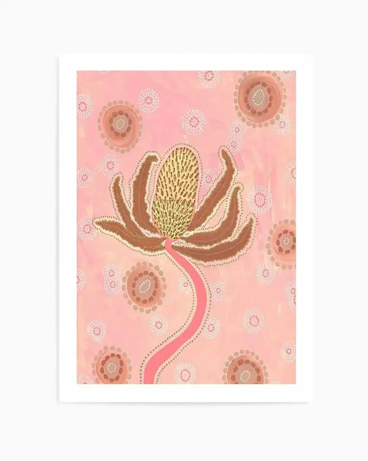 Banksia By Domica Hill | Art Print from Olive et Oriel where you can shop wallpaper and artworks online