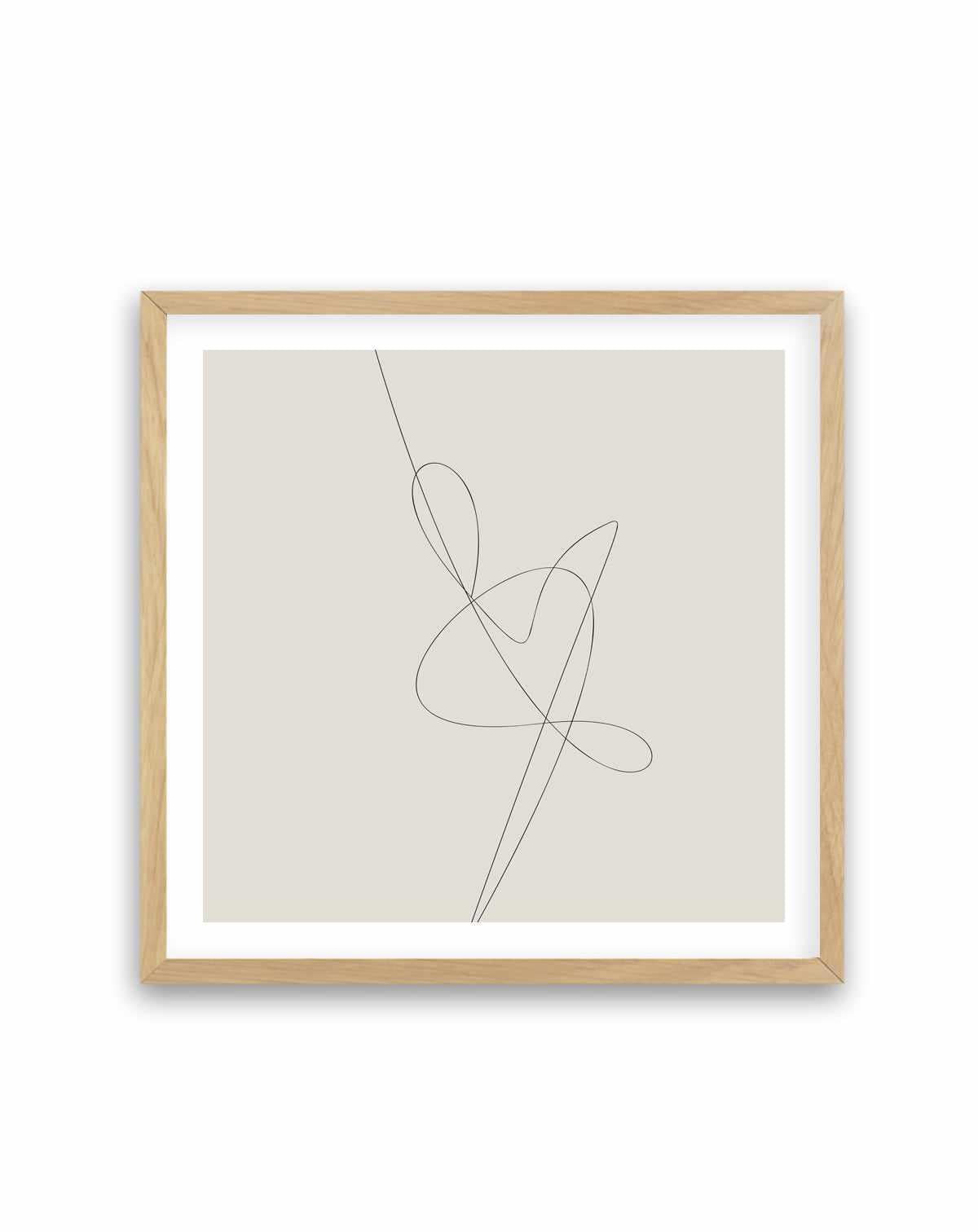 Beige Abstract 1 | Art Print from Olive et Oriel where you can shop wallpaper and artworks online