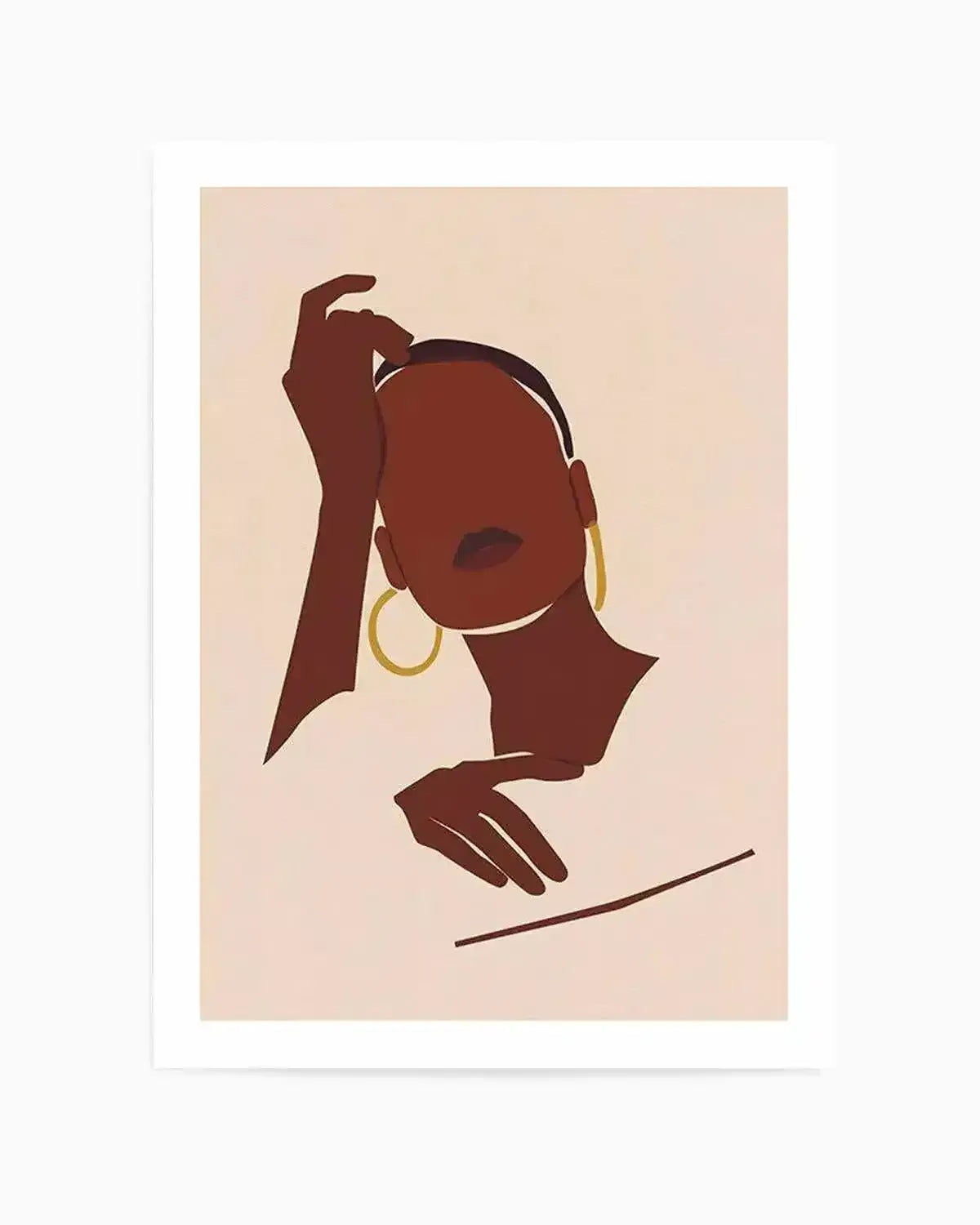Belle Femme I Art Print from Olive et Oriel where you can shop wallpaper and artworks online
