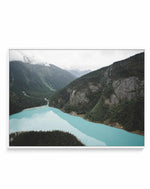 Berg Lake II by Kalen X | Framed Canvas Art Print