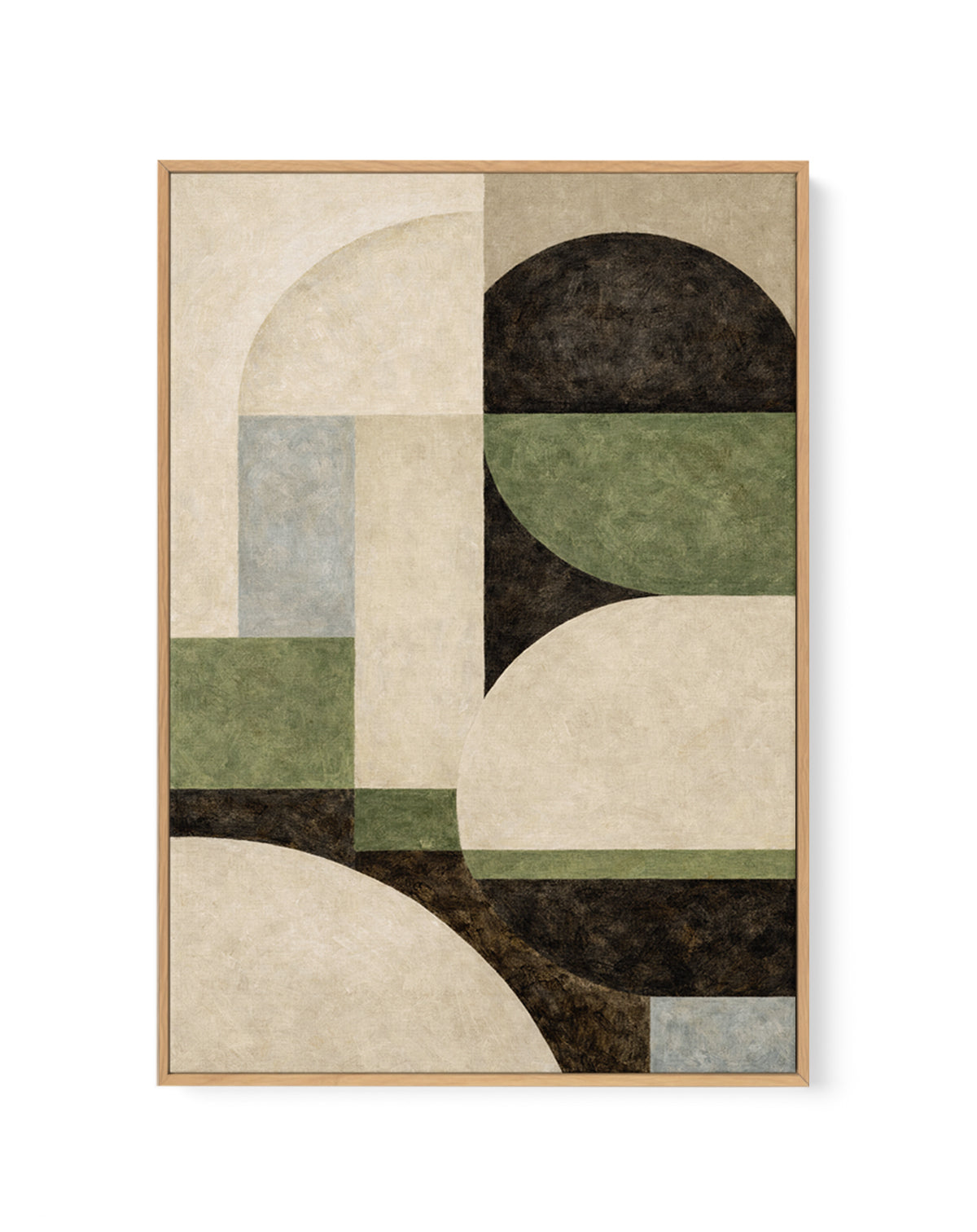 Between Shapes by Dan Hobday | Framed Canvas Wall Art