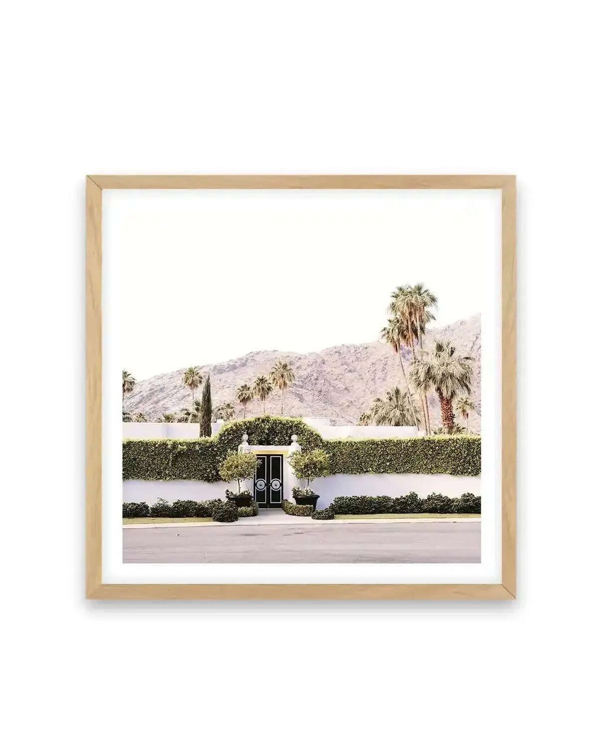Black Gate, Palm Springs Art Print from Olive et Oriel where you can shop wallpaper and artworks online