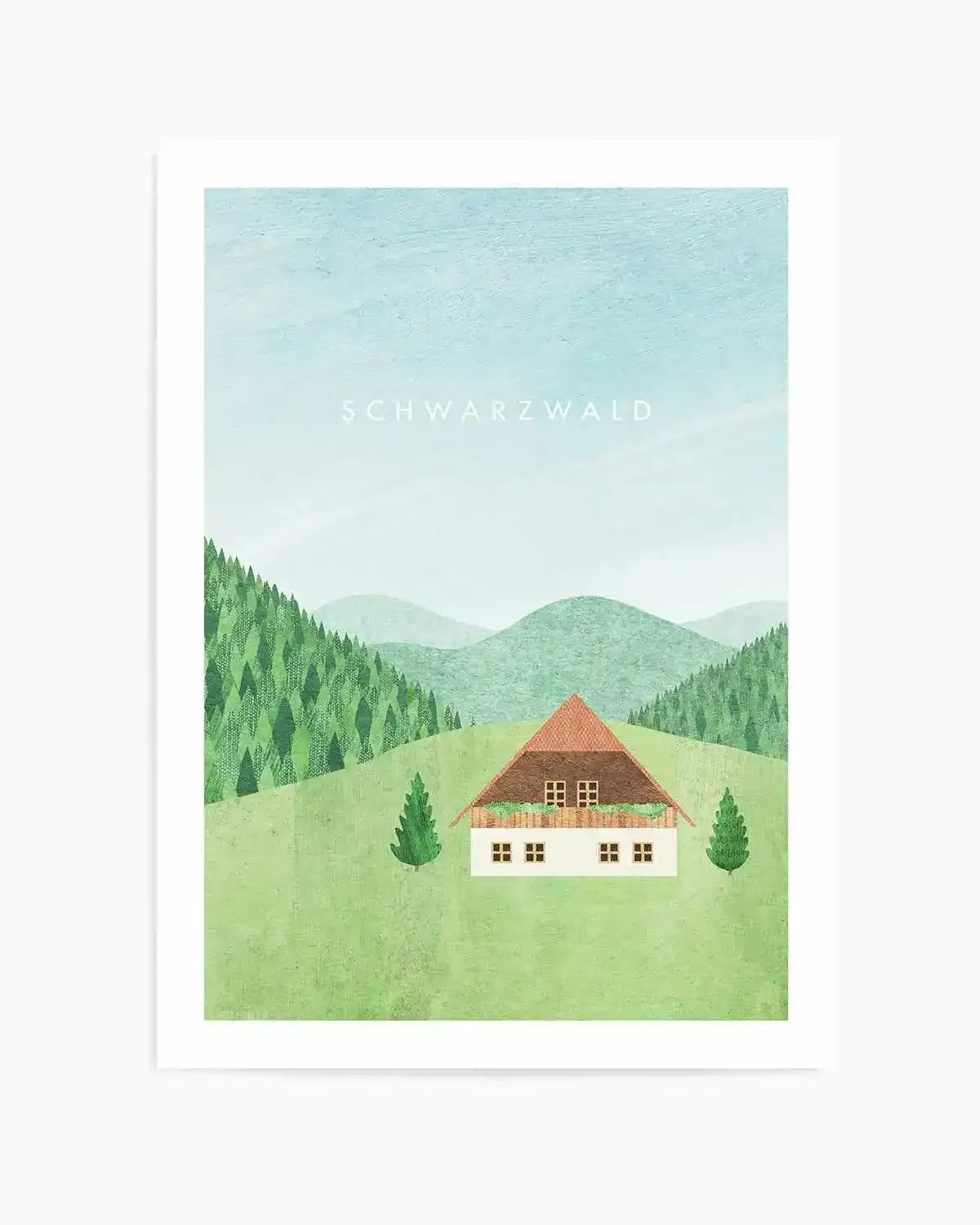 Blackforest by Henry Rivers Art Print from Olive et Oriel where you can shop wallpaper and artworks online
