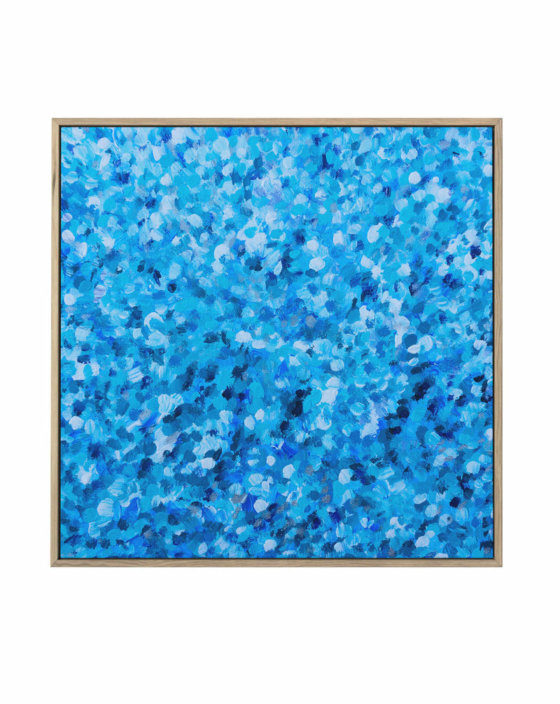 Blue by Katherine Spiller | Framed Canvas Art Print