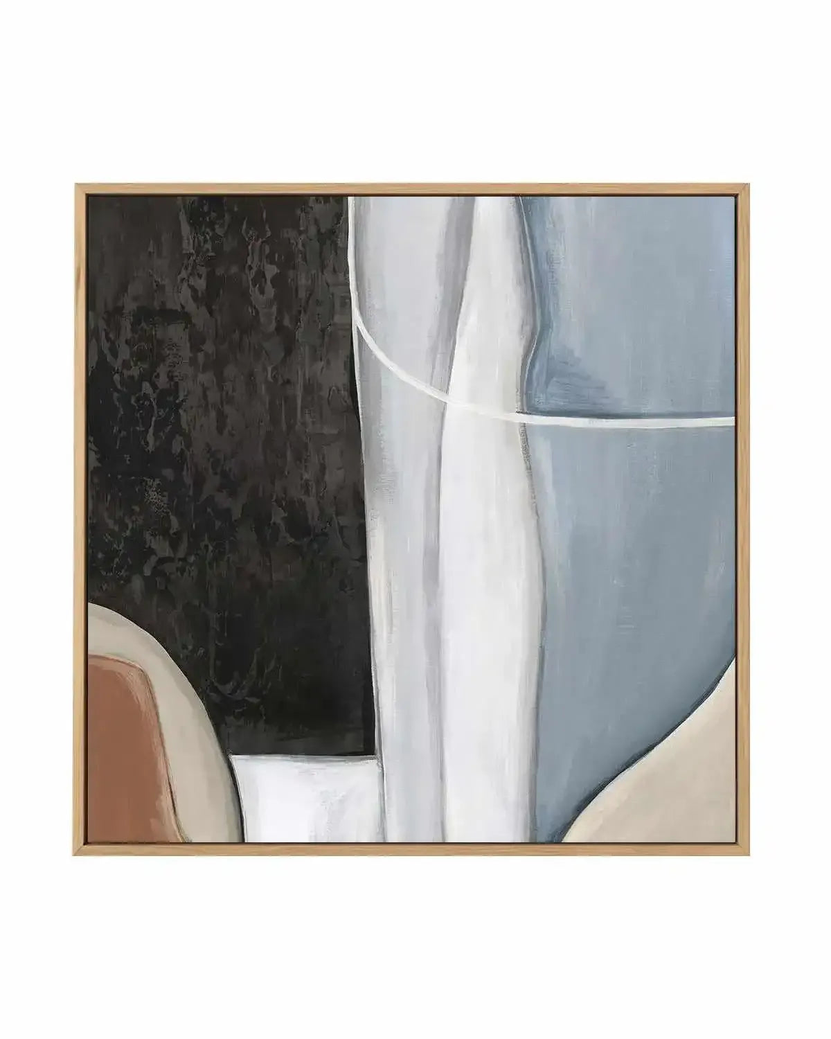 Blue Match II | Framed Canvas Art Print from Olive et Oriel where you can shop wallpaper and artworks online