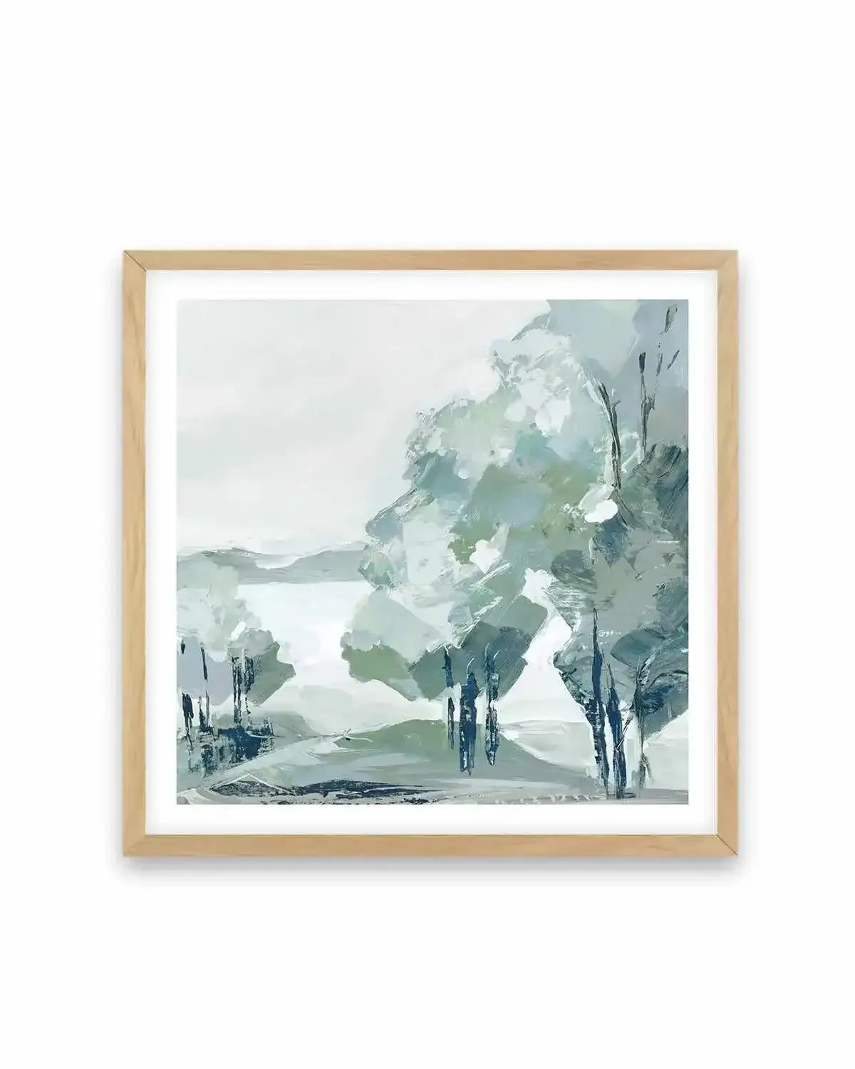 Blue Tree Forest II Art Print from Olive et Oriel where you can shop wallpaper and artworks online