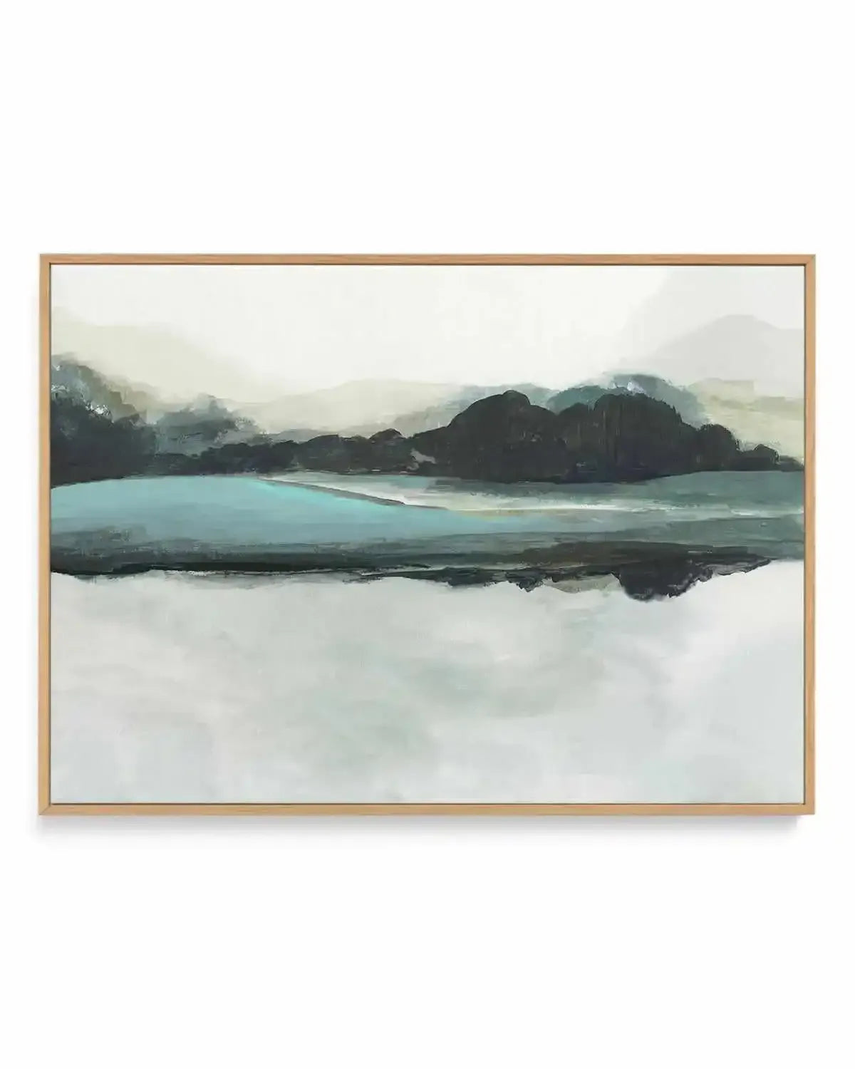 Blue View | Framed Canvas Art Print from Olive et Oriel where you can shop wallpaper and artworks online
