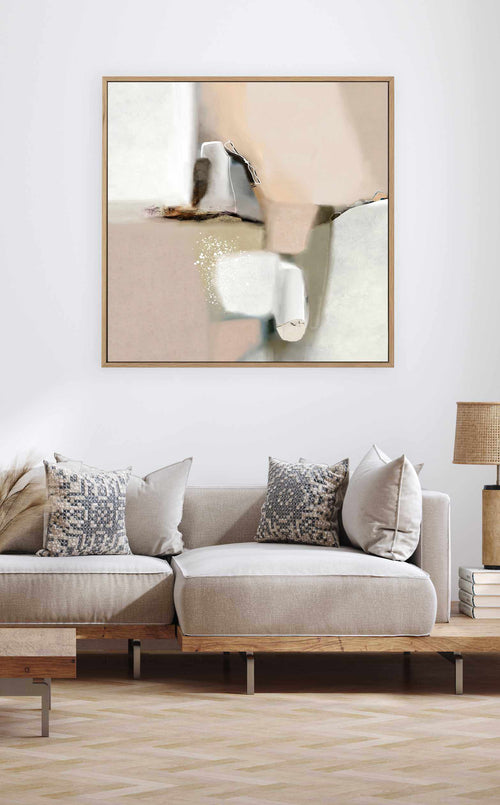 Blush Muse II by Don Melsano | Framed Canvas Art Print