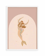 Boheme Mermaid II Art Print