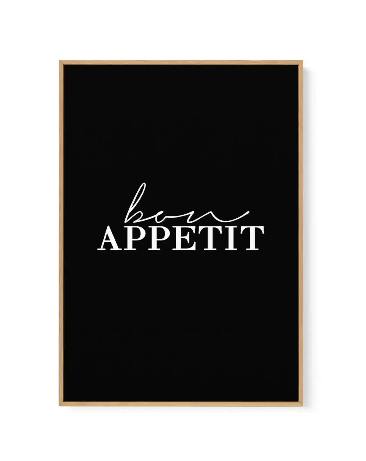 Bon Appetit | Framed Canvas-CANVAS-You can shop wall art online with Olive et Oriel for everything from abstract art to fun kids wall art. Our beautiful modern art prints and canvas art are available from large canvas prints to wall art paintings and our proudly Australian artwork collection offers only the highest quality framed large wall art and canvas art Australia - You can buy fashion photography prints or Hampton print posters and paintings on canvas from Olive et Oriel and have them deli