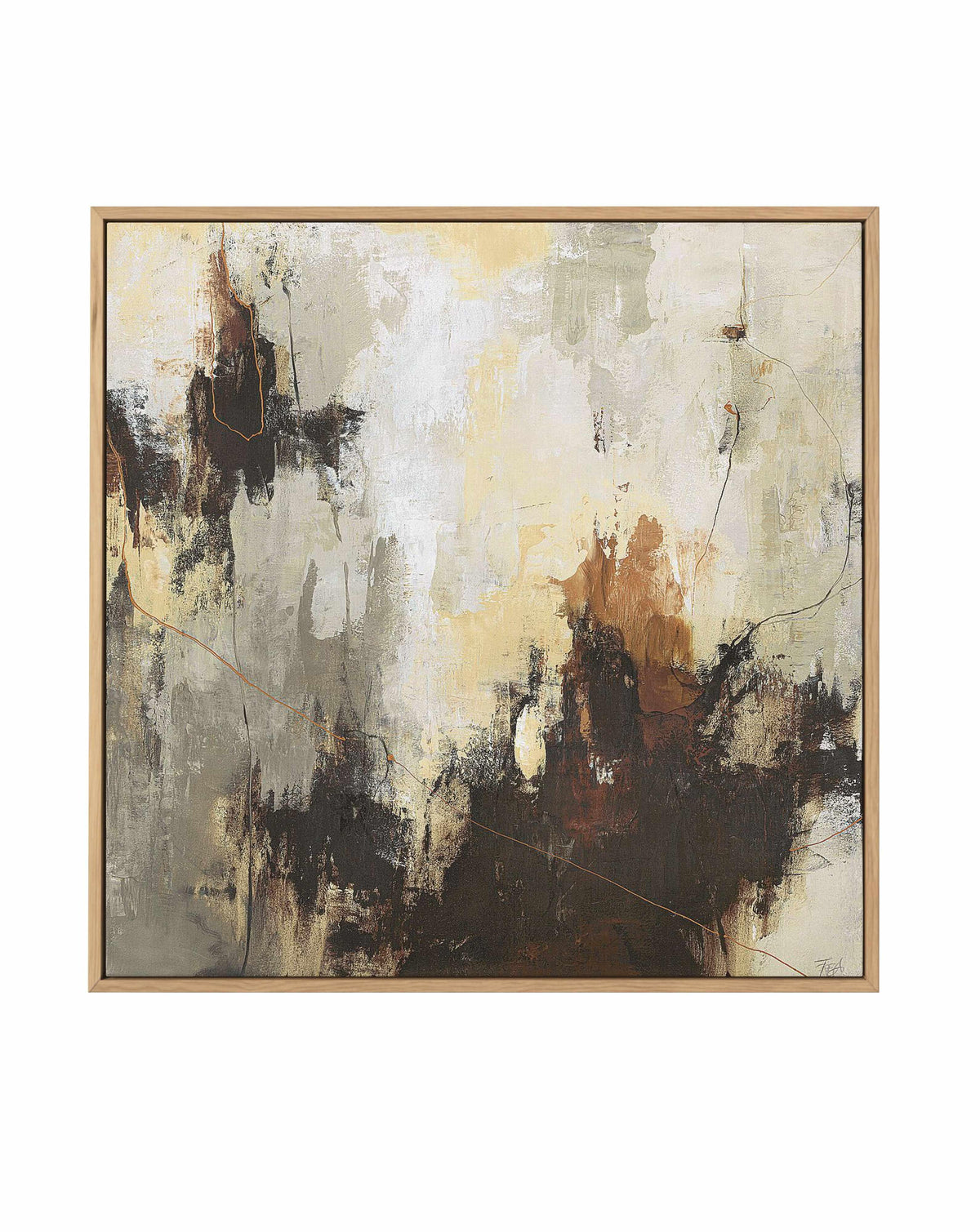 Boomerang by Design Fabrikken | Framed Canvas Art Print from Olive et Oriel where you can shop wallpaper and artworks online