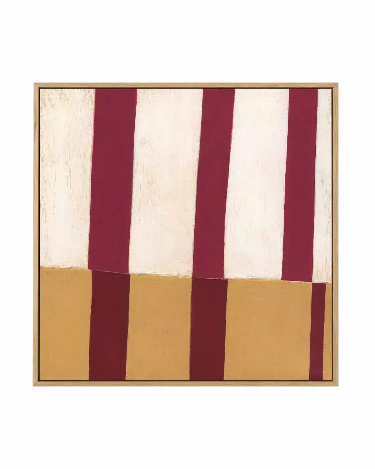 Broken Stripes II by Laura Nugent | Framed Canvas Art Print from Olive et Oriel where you can shop wallpaper and artworks online