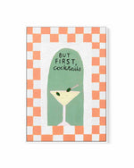 But First by Britney Turner | Framed Canvas Art Print
