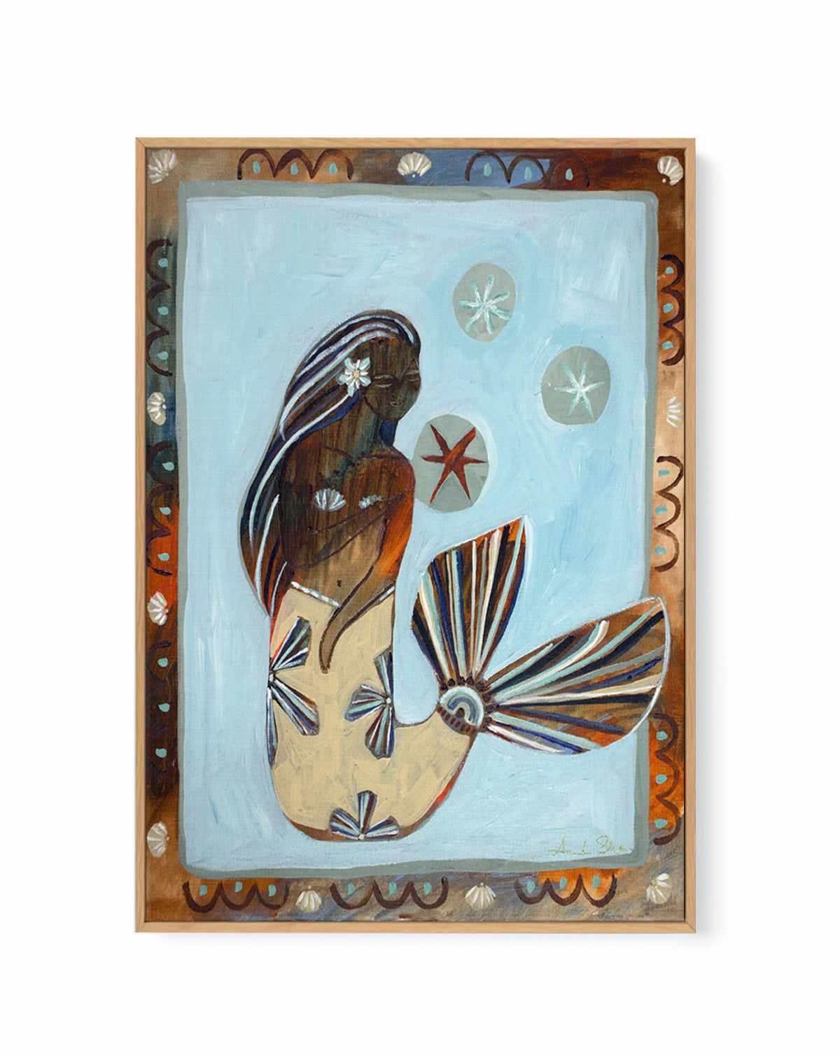 Chasing Stars | Framed Canvas Art Print from Olive et Oriel where you can shop wallpaper and artworks online