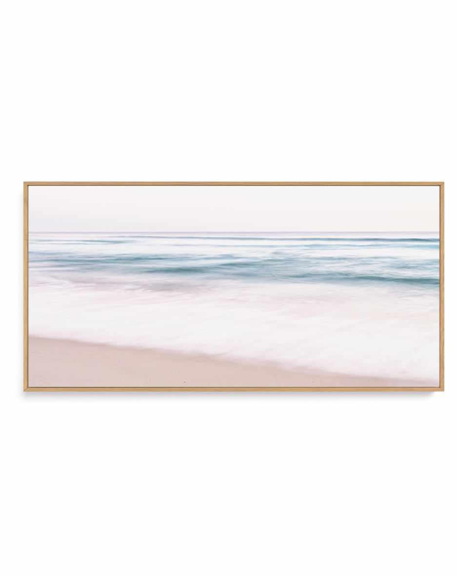 Coastal Blur | Panoramic Canvas Art Print from Olive et Oriel where you can shop wallpaper and artworks online