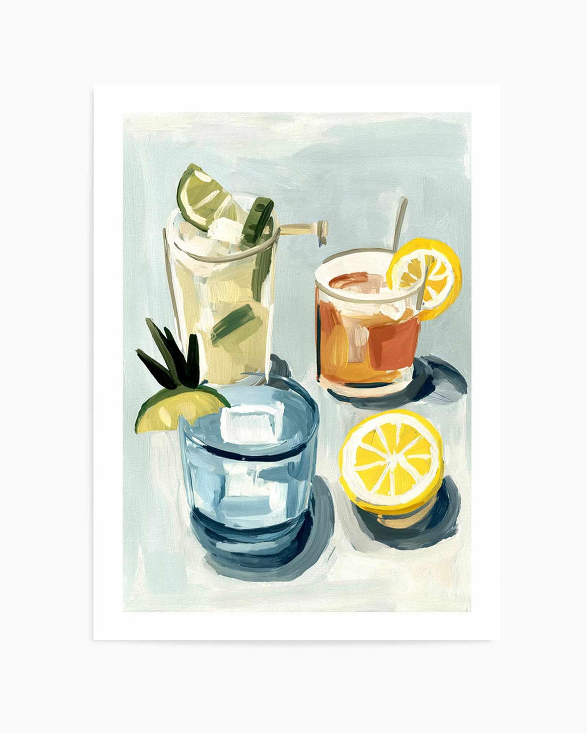 Cocktail Club | Art Print from Olive et Oriel where you can shop wallpaper and artworks online