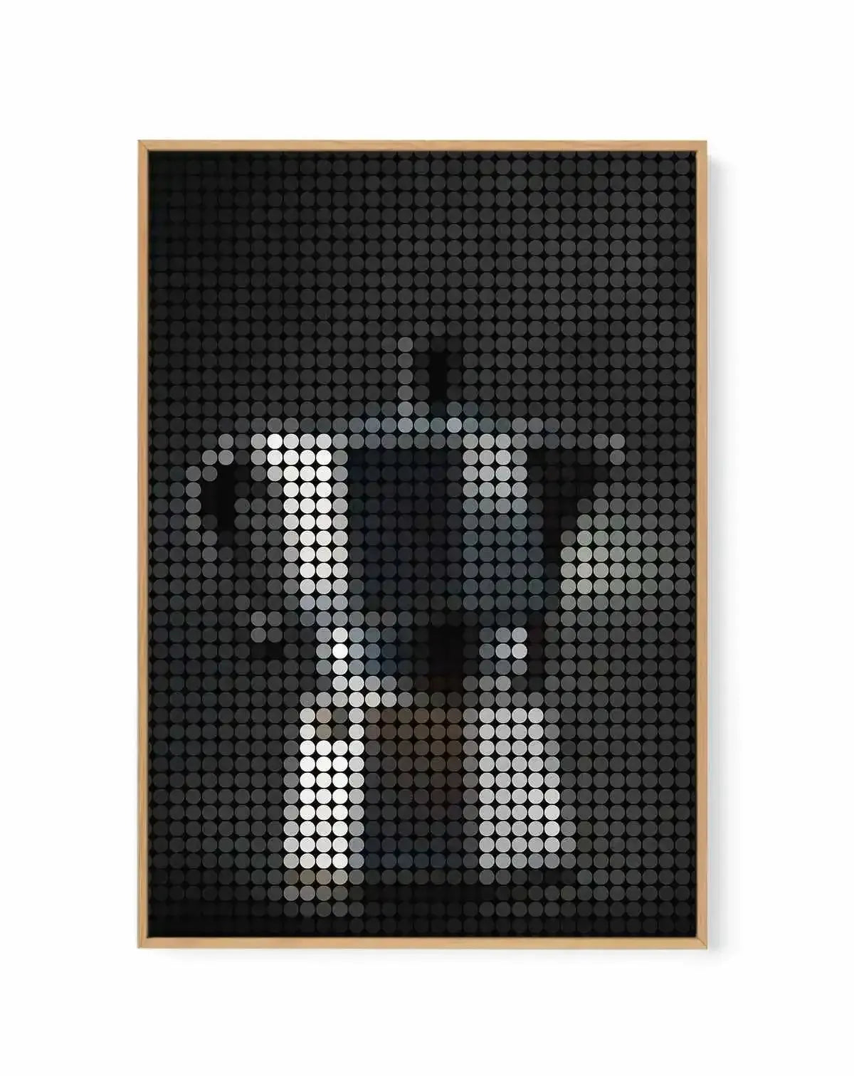 Coffee Dots II | Framed Canvas Art Print from Olive et Oriel where you can shop wallpaper and artworks online